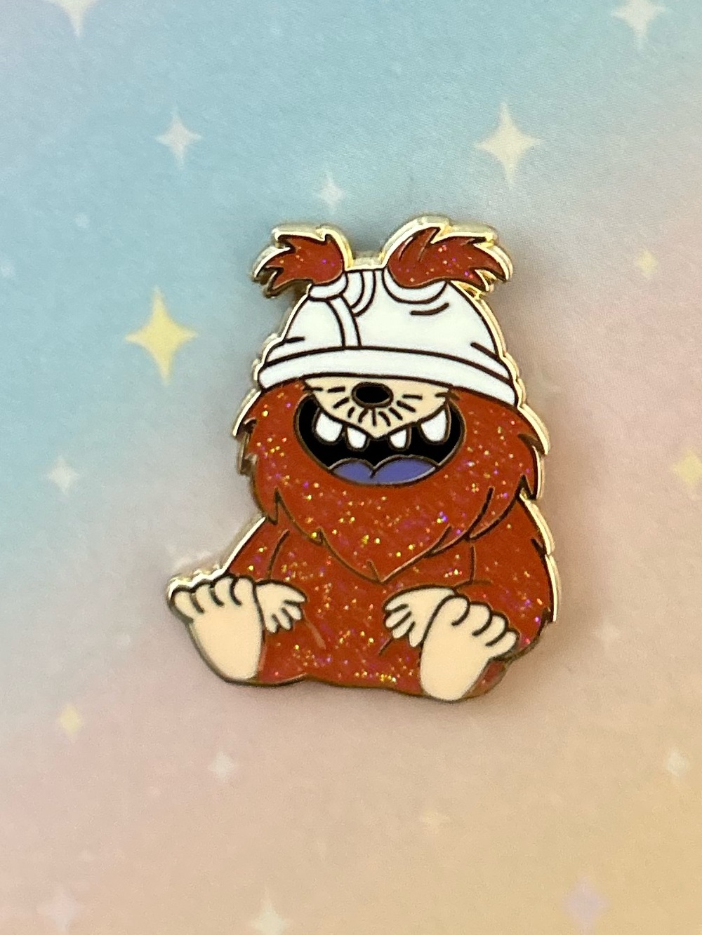 Disney the goofy movie Bigfoot mini glitter fantasy pin